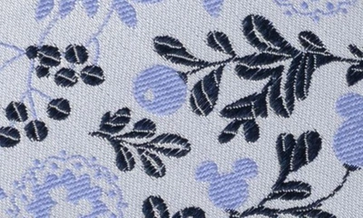 Shop Cufflinks, Inc . X Disney Mickey Floral Silk Tie In Blue