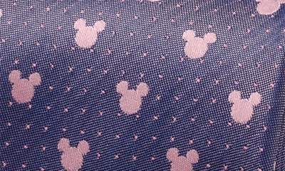 Shop Cufflinks, Inc . X Disney Mickey Silhouette Silk Tie In Purple