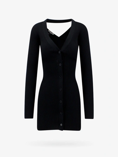 Shop K Krizia Cardigan In Black