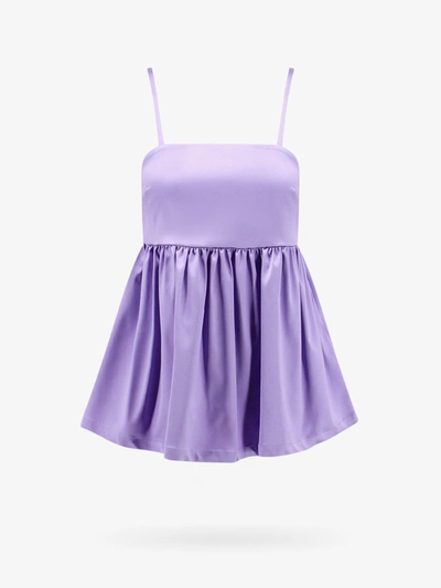 Shop Semicouture Top In Purple