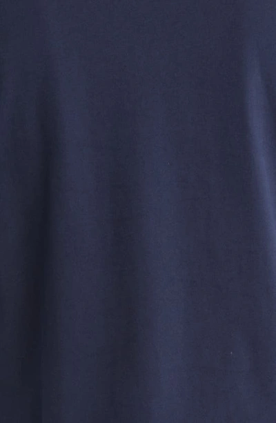 Shop Allsaints Brace Tonic Slim Fit Cotton T-shirt In Mercury Blue