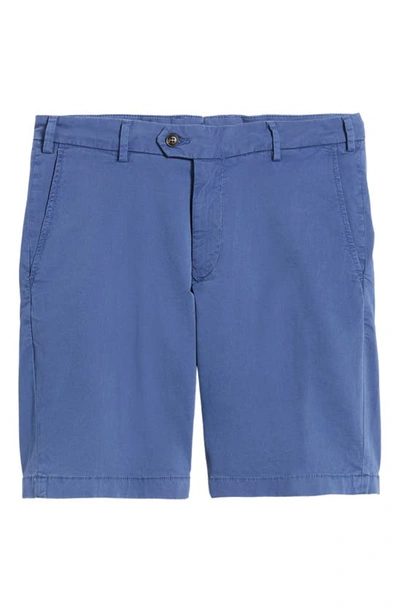 Shop Peter Millar Crown Crafted Concord Stretch Cotton Shorts In Riviera Blue