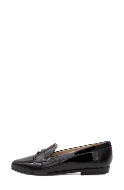 Amalfi By Rangoni Ornella Penny Loafer In Black Vernice