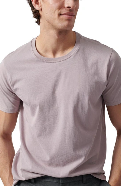 Shop Atm Anthony Thomas Melillo Cotton Crewneck T-shirt In Deep Lilac
