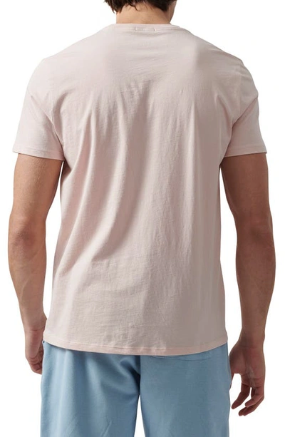 Shop Atm Anthony Thomas Melillo Cotton Crewneck T-shirt In Oyster Pink