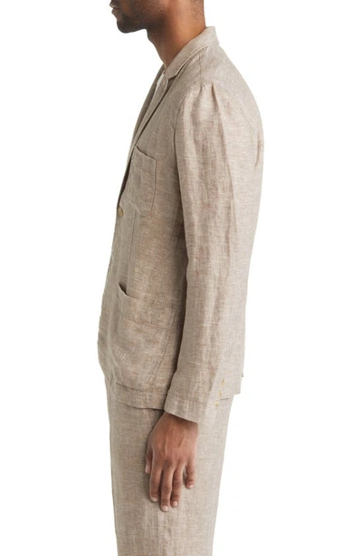 Shop Rails Sorrento Linen Twill Sport Coat In Bulgur