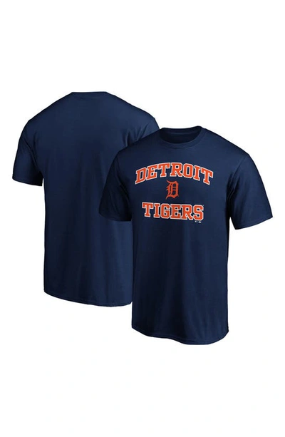Shop Fanatics Branded Navy Detroit Tigers Heart & Soul T-shirt