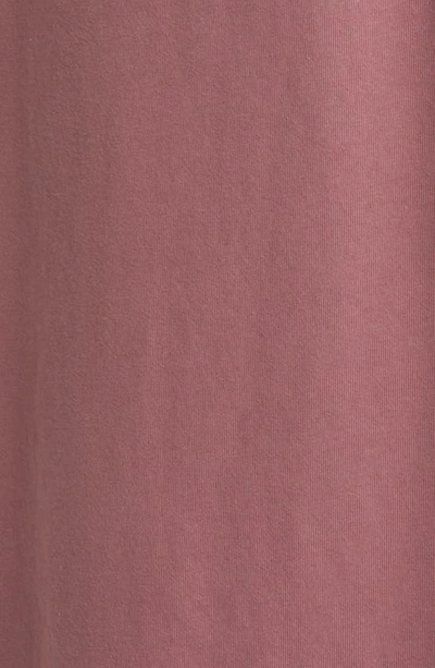 Shop Treasure & Bond Seamed Organic Cotton T-shirt Dress In Brown Rose
