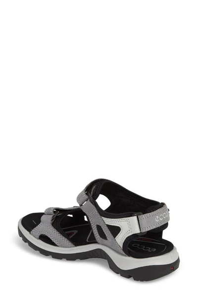 Shop Ecco Yucatan Sandal In Titanium Leather