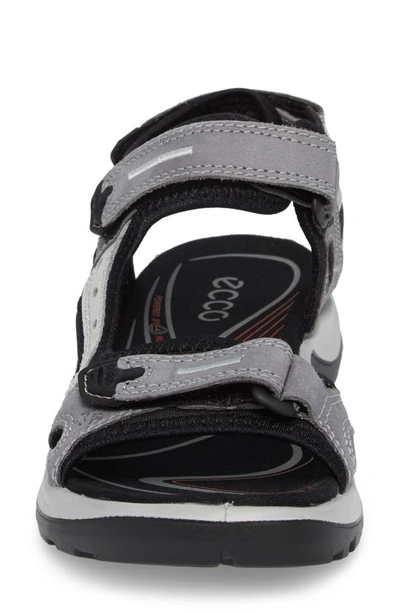 Ecco Yucatan Sandal In Titanium Leather
