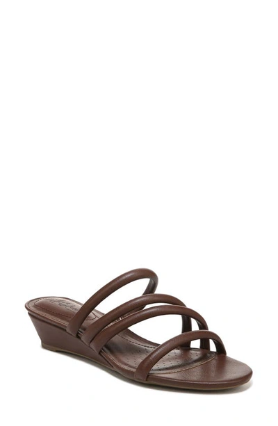 Shop Lifestride Yours Truly Wedge Sandal In Brown