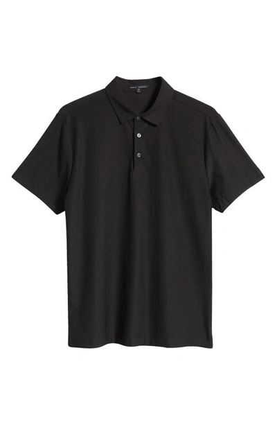 Shop Robert Barakett Hickman Short Sleeve Polo Shirt In Black