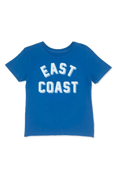 Shop Feather 4 Arrow East Coast Cotton Graphic Tee In Seaside Blue