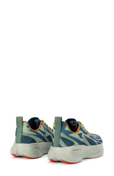 Shop Brandblack Kaiju Running Sneaker In Grey Blue