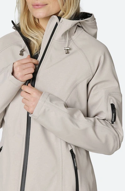 Shop Ilse Jacobsen Regular Fit Hooded Raincoat In Chateau Gray