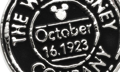 Shop Cufflinks, Inc X Disney Medallion Logo Cuff Links In Black