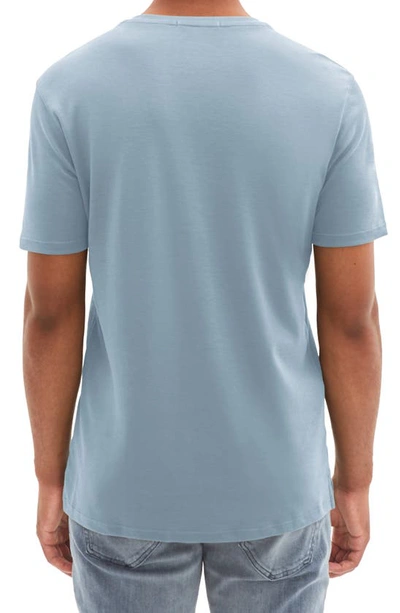 Shop Robert Barakett Georgia Regular Fit V-neck T-shirt In Dover Blue