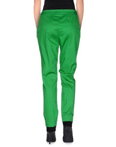 Shop Cedric Charlier Casual Pants In Green