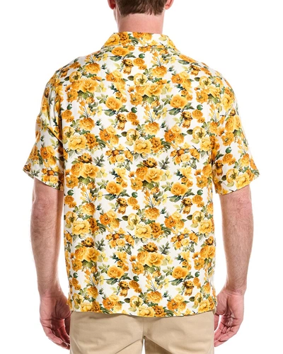 Shop Onia Camp Shirt In Yellow