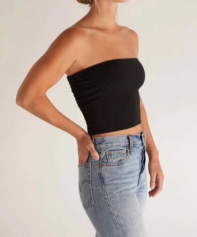 Shop Z Supply April Sleek Tube Top In Black