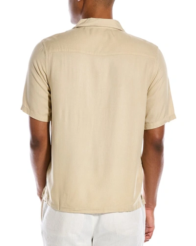 Shop Onia Camp Shirt In Beige