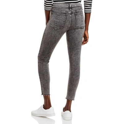 Shop Rag & Bone Cate Womens Mid-rise Ankle Skinny Jeans In Grey