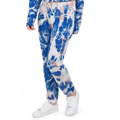 Shop Pam & Gela Womens Tie-dye Comfy Sweatpants In Blue