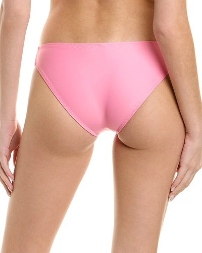 Shop Solid & Striped The Braided Elle Bikini Bottom In Pink