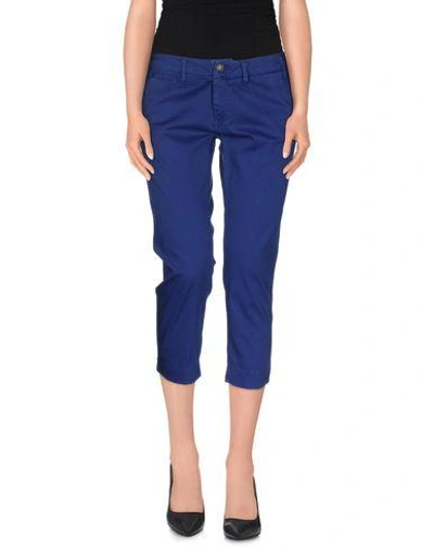 Shop Blauer Cropped Pants & Culottes In Blue