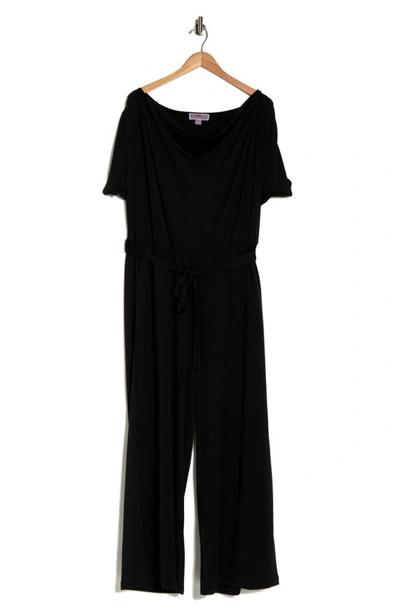 By Design Marielle Cowl Neck Jumpsuit In Black