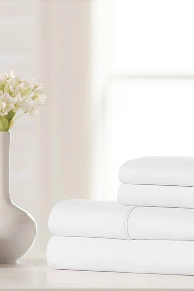 Ella Jayne Home Stone Cotton Sateen 500 Thread Count Sheet Set In White