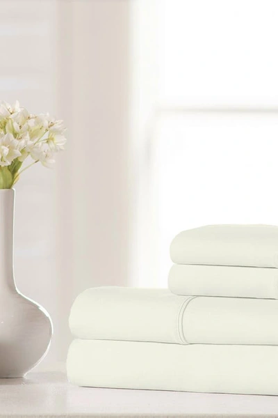 Ella Jayne Home Stone Cotton Sateen 500 Thread Count Sheet Set In Cream