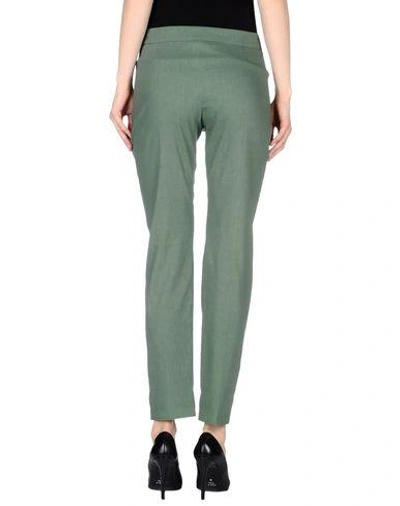 Shop Emporio Armani Casual Pants In Green