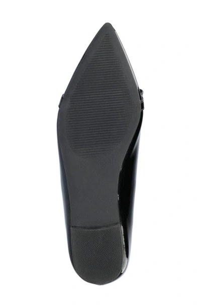 Journee Collection Clareene Pointed Toe Flat In Black
