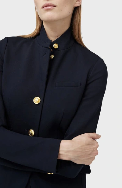 Rag & Bone Slade Stand Collar Blazer In Sal