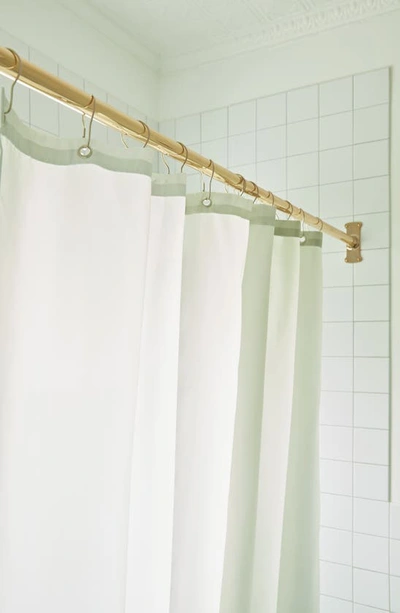 Shop Hay Aquarelle Gradient Shower Curtain In Eucalyptus