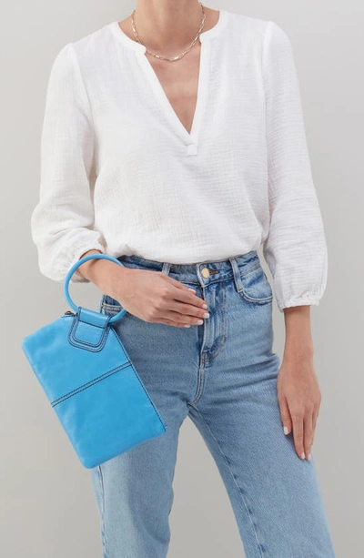 Hobo Sable Clutch In Tranquil Blue