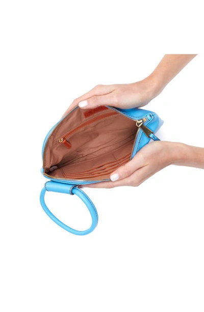 Hobo Sable Clutch In Tranquil Blue