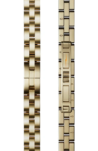 Shop Shinola The Birdy Bracelet Watch, 34mm In Light Silver
