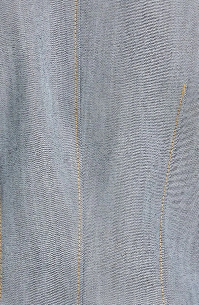 Shop Cinq À Sept Louisa Cotton Blend Jacket In Light Indigo