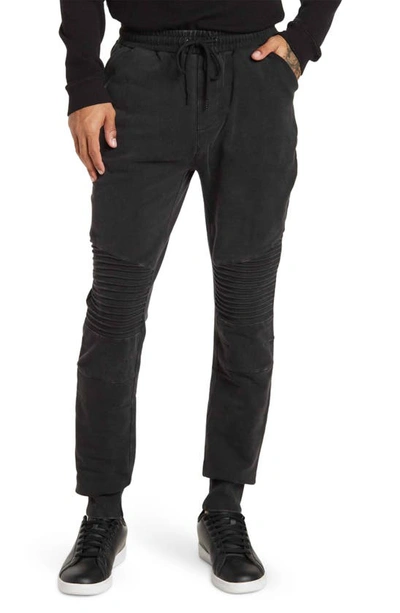 Shop Nana Judy Bleecker Biker Trackpant In Vintage Black