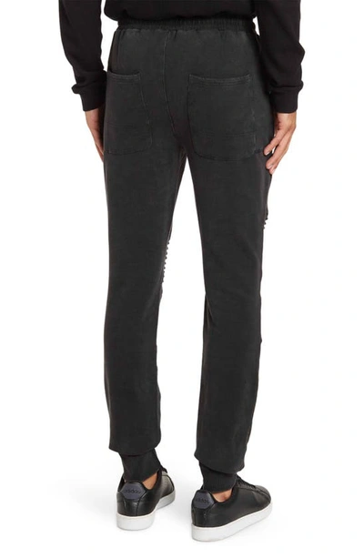 Shop Nana Judy Bleecker Biker Trackpant In Vintage Black