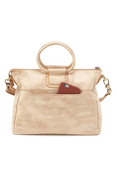 Hobo Sheila Medium Satchel In Gold Leaf