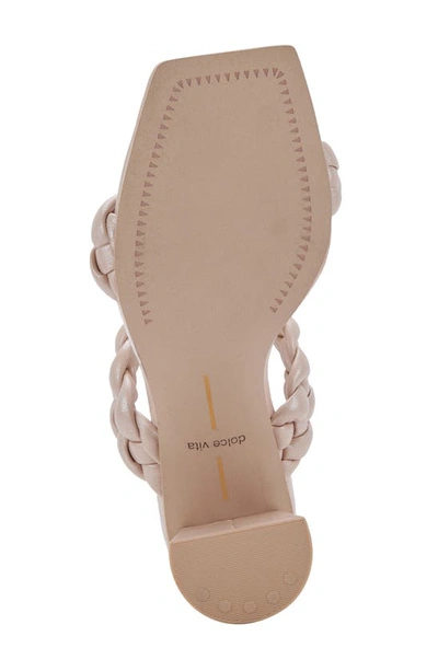Shop Dolce Vita Paily Braided Sandal In Light Taupe Metallic Stella