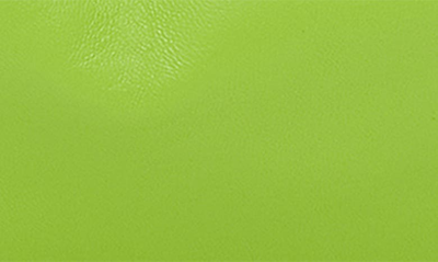 Shop Mansur Gavriel Mini Cloud Leather Clutch In Electric Lime
