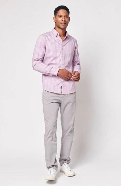 Shop Faherty The Movement Plaid Button-up Shirt In Summer Rose Plaid