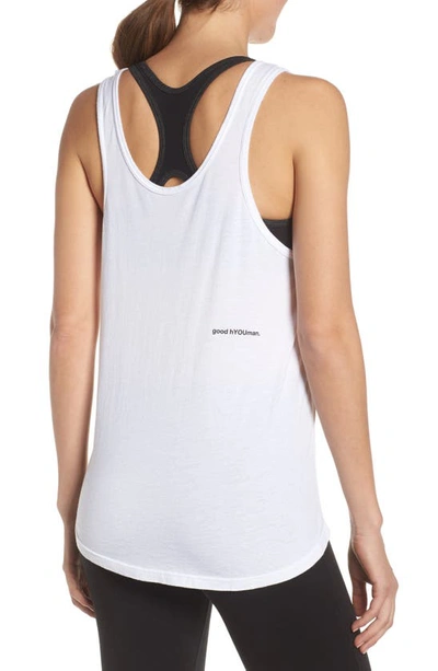 Shop Good Hyouman Casey Everyday Grateful Tank In Optic White