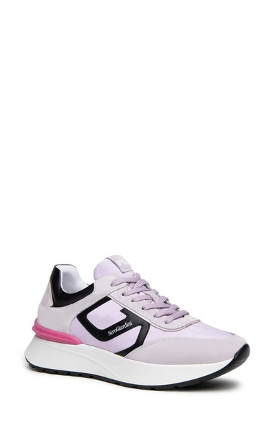 Shop Nerogiardini Fashion Sporty Sneaker In Lilac