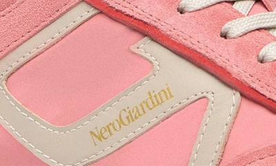 Shop Nerogiardini Fashion Sporty Sneaker In Coral