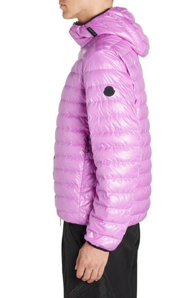 Shop Moncler Lauzet Recycled Micro Ripstop Down Jacket In Pink